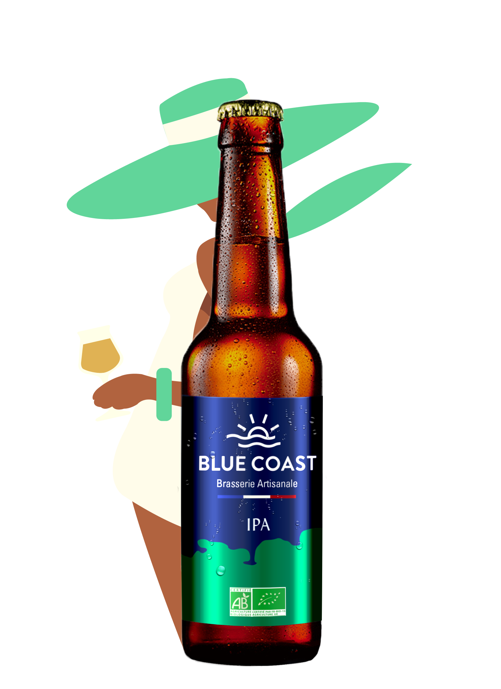 Blue Coast Brewery  Brewed in The South of France